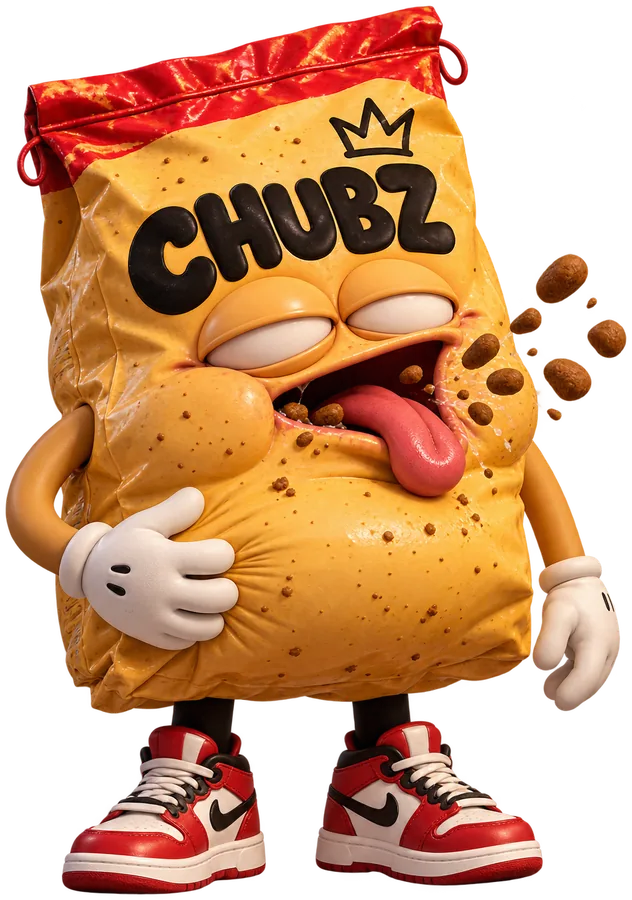 CHUBZ, overstuffed and burping